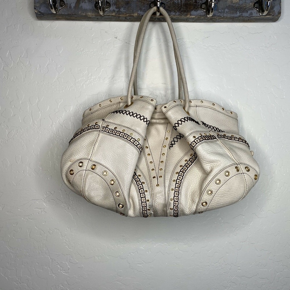 Cole Haan Village Grommet Hobo Handbag Purse - Picture 2 of 4